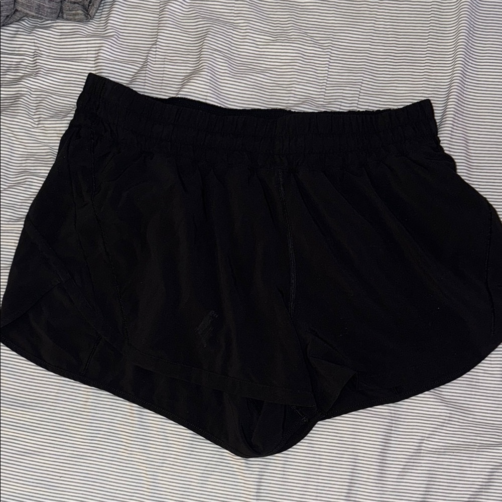 Lululemon Track That High-Rise Lined Short 5” Black size 16